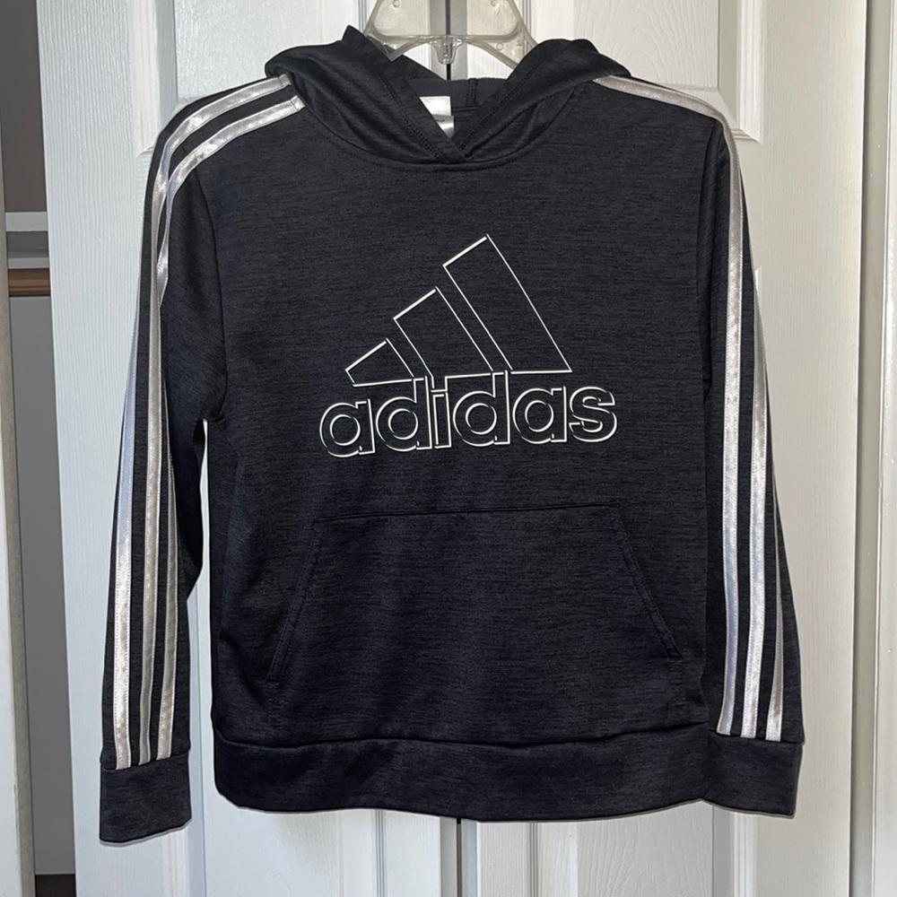 Adidas boys fleece lined hoodie